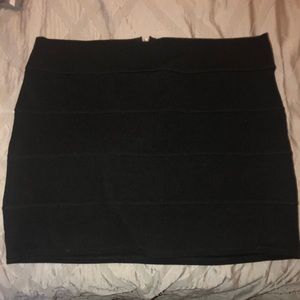 Charlotte Russe Black Banded Skirt
